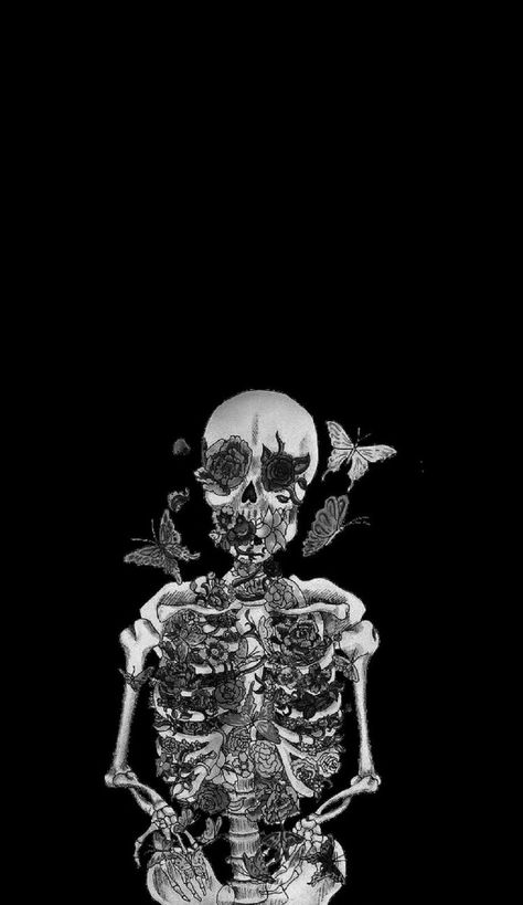 Skeletons Wallpaper Aesthetic, Skeleton Artwork, Art Skeleton, 2023 Aesthetic, Cute Little Tattoos, Skeleton Art, Skull Wallpaper, Aesthetic Dark, Little Tattoos