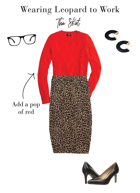 Six Swoon-Worthy Ways to Wear Leopard to Work - The Mom Edit Long Skirt Outfits For Summer, Pencil Skirt Diy, Pencil Skirt Outfit, Pencil Dress Outfit, Leopard Pencil Skirt, Pencil Skirt Fashion, Leopard Print Pencil Skirt, Satin Pencil Skirt, Mom Edit