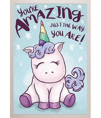 Zoomie Kids 'Unicorn Amazing' Graphic Art Print Poster Format: Wallpaper Unicorn, Unicorn Quotes, Unicorn Life, Deco Panel, Unicorn Poster, Unicorn Bedroom, Unicorn Drawing, Unicorn Pictures, Unicorns And Mermaids