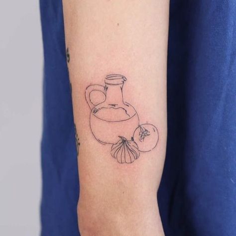 Still Life Tattoo, Pretty Tattoos, Life Tattoos, Be Still, Geometric Tattoo, Still Life, Tatting, Flash, Tattoos