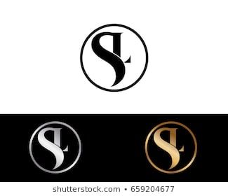 Sl Logo Images, Stock Photos & Vectors | Shutterstock Sl Logo Design Ideas, Sl Monogram Logo, S L Logo, Sl Monogram, Sl Logo, Logo Design Inspiration Branding, Gold Text, Real Estate Logo, Initials Logo