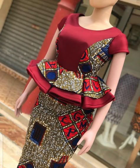 Top With Long Skirt, Ankara Material, Long African Dresses, African Dresses For Kids, Best African Dresses, African Fashion Skirts, Beautiful Days, African Wear Dresses, African Print Dress Designs