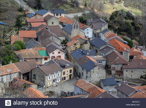 Lordat village roof tops, high above the Ariege Valley, French Pyrenees, France Stock Photo - Alamy Village From Above, French Pyrenees, Pyrenees France, Roof Tops, Pyrenees, Roof, High Resolution, Stock Images, Resolution