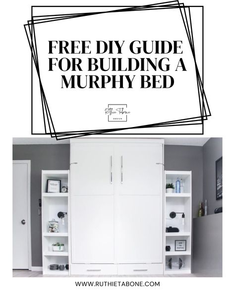 Murphy Bed Hardware, Build A Murphy Bed, Types Of Plywood, Bed Hardware, Queen Murphy Bed, Murphy Bed Diy, Murphy Bed Plans, Diy Projects For Kids, Queen Mattress Size