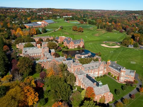 The Most Beautiful Private High School in Every State in America | Architectural Digest Taft School, High School In America, Private School Aesthetic, Canterwood Crest, Boarding School Aesthetic, Private High School, School Building Design, Schools In America, Boarding Schools