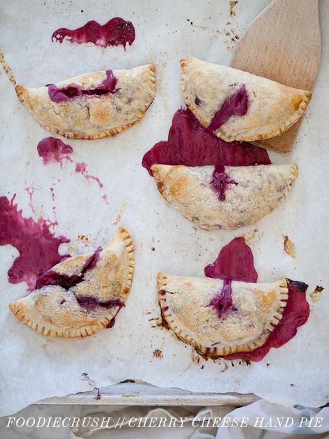 Cherry Cheese Hand Pies Almond Danish Recipe, Pecan Danish Recipe, Cheese Hand Pies, Breakfast Pastry Recipes, Cherry Hand Pies, Poptart Recipe, Hand Pie Recipes, Chocolate Breakfast, Twisted Recipes