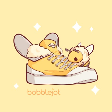 Illustrator Of Cute Things — Bee shoes. For those who enjoy buzzing around ☺️ Arte Do Kawaii, Cute Kawaii Animals, 강아지 그림, Japon Illustration, Game Controllers, Cute Animal Drawings Kawaii, Aesthetic Things, Cute Kawaii Drawings, Kawaii Doodles