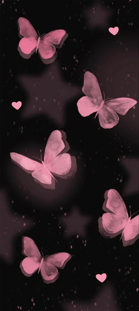 Home Screen And Lockscreen Wallpaper, Wallpaper For Call Backgrounds, Pink And Black Butterfly Wallpaper, Soft Black Aesthetic Wallpaper, Emo Pink Wallpaper, College Wallpaper Iphone, Pink Wallapers Aesthetics Iphone, Girly Backgrounds Wallpapers, Dull Pink Aesthetic