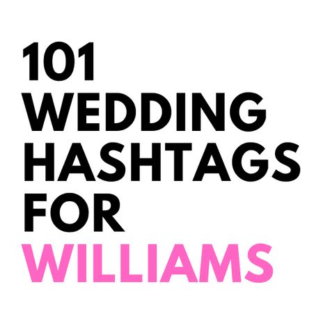 Looking for the perfect Williams wedding hashtag? You're sure to find one you love on our list of classic, fun, romantic and inventive Williams wedding hashtags. Creative Wedding Hashtags, Best Wedding Hashtags, Wedding Hashtag Ideas, Wedding Hashtag Generator, Hashtag Ideas, Wedding Planning Boards, Nostalgic Wedding, Wedding Hashtag, Wedding Info