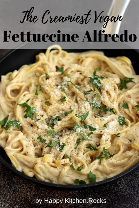 Fettuccine Alfredo Sauce Recipe, Fettuccine Sauce, Cashew Alfredo Sauce, Fettucini Alfredo Recipe, Vegan Fettuccine, Fettuccine Alfredo Sauce, Cashew Alfredo, Vegetarian Alfredo, Vegan Fettuccine Alfredo