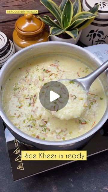 Soaked Rice, Rice Kheer Recipe, Festival Sweets, Rabdi Recipe, Saffron Milk, Rice Kheer, Happy Ram Navami, Kheer Recipe, Family Happiness