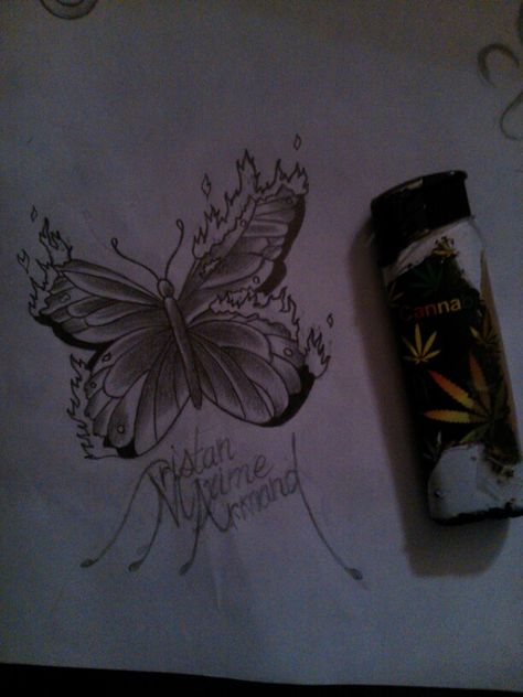 Butterfly Burning Tattoo, Burning Butterfly Tattoo, Burning Tattoo, Burning Butterfly, Butterfly Tattoo, Tatting, Tattoos