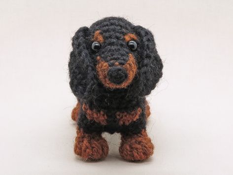 miniture-dachshund-amigurumi Wiener Dog Amigurumi, Crochet Weenie Dog Pattern, Weiner Dog Amigurumi Free Pattern, Crochet Dauchand, Free Crochet Dachshund Pattern, Crochet Dashound, Wiener Dog Crochet Pattern Free, Dachshund Amigurumi Free Pattern, Sausage Dog Crochet Pattern