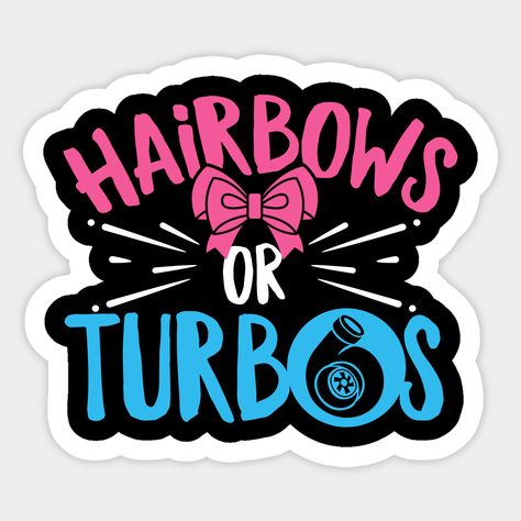 Hair Bows Or Turbos Gender Reveal, Trucks Or Tiaras Gender Reveal Ideas, Gender Reveal Ideas Truck Theme, Derby Car Gender Reveal, Drag Racing Gender Reveal, Bike Gender Reveal Ideas, Truck Themed Gender Reveal, Hair Bows Or Turbos, Wheel Or Heels Gender Reveal Party