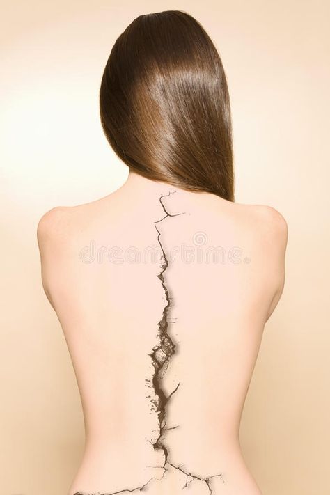 Spine Line Tattoos For Women, Dark Spine Tattoo, Spine Scar Tattoo, Spinal Cord Tattoo, Cracking Skin Tattoo, Spine Bone Tattoo, Spinal Fusion Tattoo, Back Tattoo Women Spine Unique, Long Spine Tattoos For Women