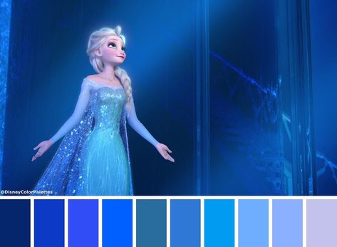 Elsa Color Palette, Aesthetic Color, Movies Quotes Scene, Disney Colors, Queen Elsa, Disney Castle, Inspiring Art, Ice Queen, Aesthetic Colors