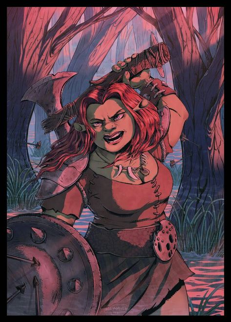 Fiona Shrek, Barbarian Woman, Dreamworks Art, Princess Fiona, Pretty Artwork, Meaningful Art, Love Movie, Cartoon Character Design, Shrek