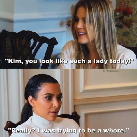 Kardashian Funny Quotes, Funny Kardashian Moments, Khloe Kardashian Quotes, Kim Kardashian Quotes, Kardashian Quotes, Kardashian Memes, Khloe K, Kardashian Family, Keeping Up With The Kardashians