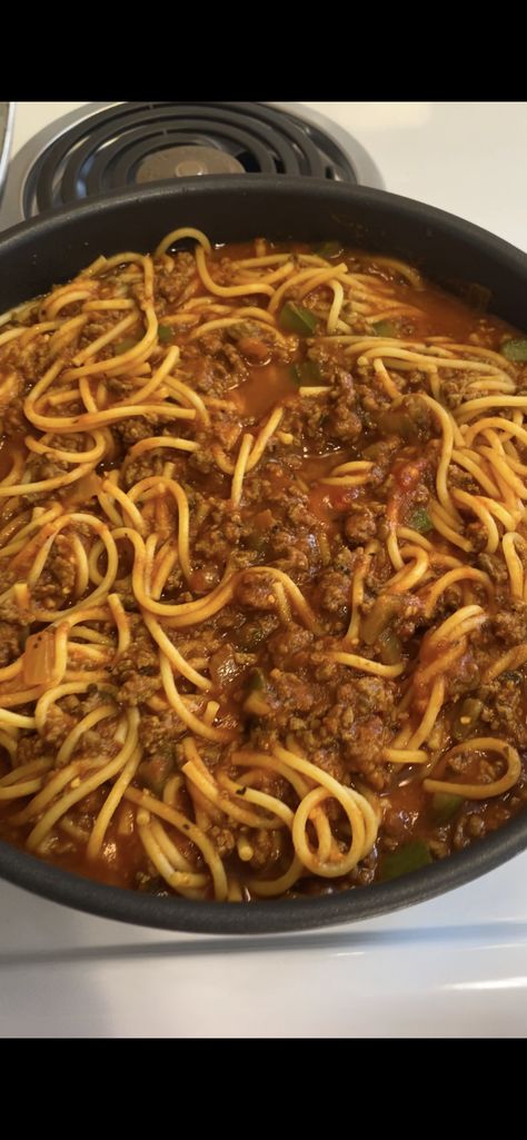 Home Made Spaghetti, Homemade Spaghetti, Japchae, Home Made, Food Dishes, Homemade Recipes, Spaghetti, Ethnic Recipes, Quick Saves