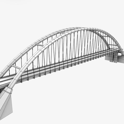 Bridge Structure Design, Bridge Architecture Drawing, Bridge Design Architecture, Bridge Aesthetic, Beam Bridge, Walking Bridge, Bridges Architecture, Arched Bridge, Bridge Drawing