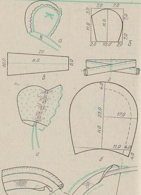 Pola Topi, Baby Bonnet Pattern, Couture Bb, Projek Menjahit, Diy Sy, Sewing Hats, Bonnet Pattern, Baby Sewing Projects, Baby Bonnets