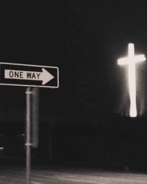 There is only one way ✝️ #jesusisking #christian #christianity #jesuschrist #goodvibes Crucifix Aesthetic, Dark Vibes Aesthetic, Catholic Photography, Cross Aesthetic, Cross Images, Christian Imagery, Nice Aesthetic, God Encouragement, Christian Metal