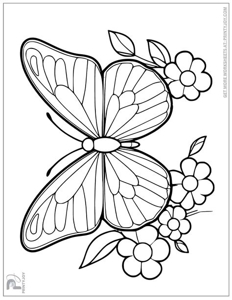 Butterfly Coloring Pages Free Printable thankyouprintable #halloweencoloringfun Free Printable Butterfly Coloring Pages, Butterfly For Coloring, Butterfly Coloring Sheet, Free Butterfly Coloring Pages, Cute Simple Coloring Pages, Butterfly Images Printable, Printable Drawings To Color, Butterfly Outline Printable, Butterfly Colouring Pages