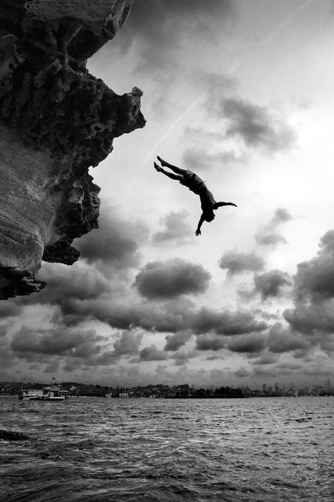 mpdrolet:  Arto Saari  #poler #polerstuff #campvibes Arto Saari, Blue Lagoon Iceland, Cliff Diving, Foto Art, Black And White Aesthetic, Parkour, Black And White Photographs, White Aesthetic, Black And White Photography