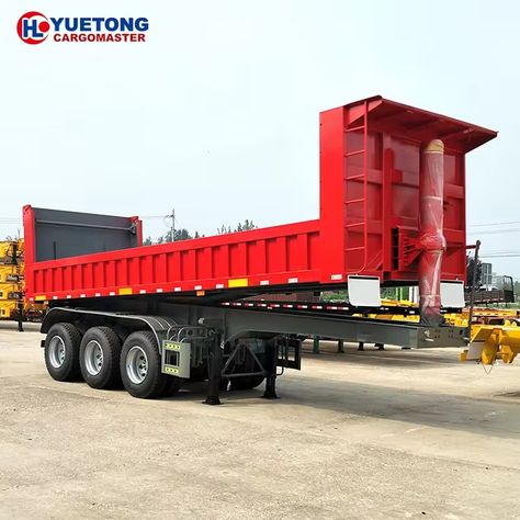 Fuwa Brand Self-dumping Semi-trailer 3 Axles 35m3 Heavy Duty Rear Dump Hydraulic Semi Trailer Grain Dump Semi-trailer - Buy Factory Shape Dimension Customized Hydraulic Dump Trailer For Sale heavy-duty Utility Manufactured Customized Tri-axle Fuwa Tipping Semi Trailer high-quality Heavy-duty Cheaper 3 Axle Fuwa Hydraulic Rear Dump Semi Trailer Product on Alibaba.com Dump Trailers For Sale, Dump Trailers, Semi Trailer, Trailers For Sale, Trailer, Heavy Duty, Grain, For Sale, High Quality