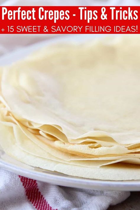 Morocco Recipes, French Crepe Recipe, Phyllo Dough Recipes, Pasta Fillo, French Crepes, Breakfast Recipes Sweet, Dessert Simple, Phyllo Dough, Crepe Recipes