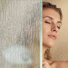 Shower Door Glass Types | Dulles Glass and Mirror Shower Door Privacy, Rain Glass Shower Door, Shower Door Glass Types, Frosted Shower Doors, Frosted Glass Shower Door, Clear Shower Door, Glass Door Coverings, Neo Angle Shower Enclosures, Corner Shower Doors