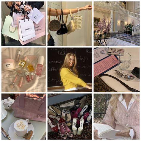 Cher Horowitz, clueless, 90’s, bags, shopping bags, rich girl aesthetic, pink, yellow, Cher Horowitz aesthetic, aesthetic, mood board, heels Choosing Yourself Aesthetic, Cher Howoritz Aesthetic, Cher Horowitz Lifestyle, Cher Horowitz Studying, Rich Person Aesthetic, Cher Aesthetic Clueless, Cher Horowitz Study Aesthetic, Cher Horowitz Mindset, Cher Clueless Aesthetic