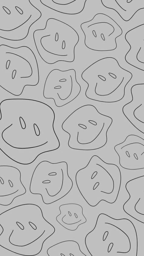 Asthetic Wallpers Iphone Pastel, Smiley Pattern, Highlights Icon, Dope Wallpaper Iphone, Wallpaper Iphone Summer, Wallpaper Doodle, Simple Phone Wallpapers, Iphone Aesthetic, Hippie Wallpaper