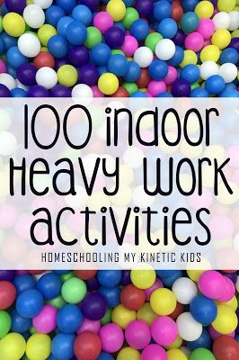 Preschool Heavy Work Activities, Classroom Heavy Work Activities, Heavy Work Preschool Classroom, Heavy Work In The Classroom, Heavy Sensory Activities, Sensory Occupational Therapy Activities, Heavy Work For Sensory Seekers, Heavy Work For Preschoolers, Heavy Work Stations In Classroom