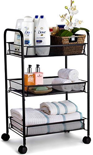 Pantry Food Storage, Craft Storage Cart, Pantry Food, Serving Trolley, Storage Bathroom, Kitchen Pantry Storage, Bathroom Decor Apartment, Decor Shelf, Rolling Cart