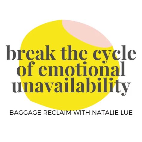 Why we’re attracted to emotionally unavailable partners like our parents (part 5) Emotional Unavailable Partner, Emotionally Disconnected, Breaking The Cycle, Break The Cycle, Emotionally Unavailable, Mother And Father, Cycling, Parenting, Health