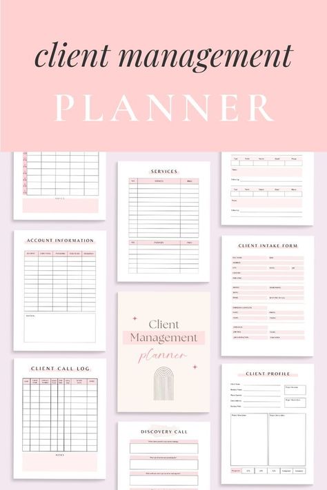 Client Management Planner, Client Tracker ramadanplanner #onenotedigitalplanner #monatsbudget #weeklyplannerfreeprintable Business Planner Printables, Client Tracker, Student Planner Printable, Budget Planner Template, Client Management, Weekly Planner Template, Monthly Planner Printable, Daily Planner Pages, Planner Pdf