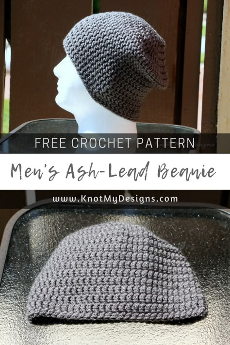 Crochet Hats For Men Free Pattern Guys, Mens Slouchy Beanie Crochet Pattern Free, Crochet Toque Free Pattern, Crochet Mens Hat Pattern Free, Slouchy Beanie Crochet Pattern Free, Men's Crochet Hat, Slouch Beanie Crochet Pattern, Crochet Mens Hat Pattern, Crochet Slouchy Beanie Pattern