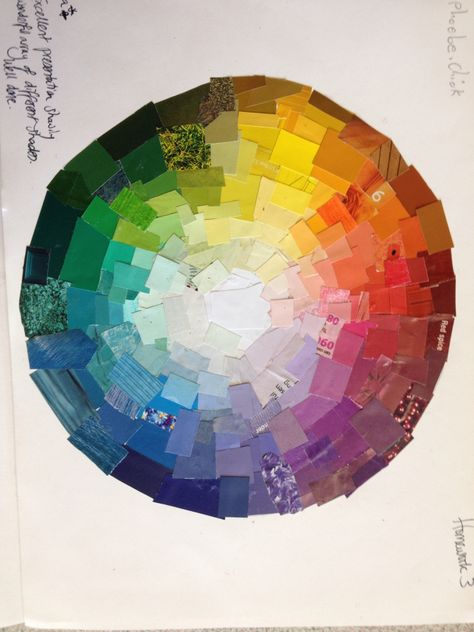 Year 7 "surprise me" colour wheel collage homework Colour Theory Aesthetic, Colour Theory Wheel, Colour Wheel Aesthetic, Color Wheel Collage, Colour Wheel Sketchbook Page, Creative Colour Wheel, Colour Wheel Ideas Creative, Creative Color Wheel Projects, Colour Wheel Art