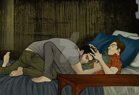 Stiles X Derek, Sterek Fanfiction, Derek Teen Wolf, Stiles Teen Wolf, Teacher Comics, Teen Wolf Fan Art, Teen Wolf Art, Sterek Fanart, Peter Hale