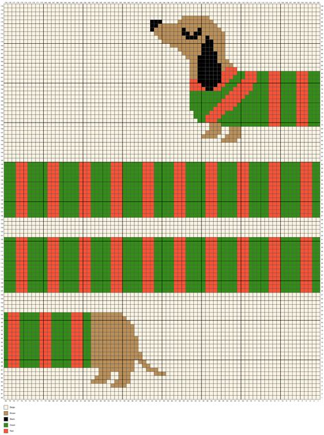 Crochet Dachshund Scarf, Wiener Dog Crochet Pattern Free, Dachshund Pattern Free, Wiener Dog Crochet, Dachshund Knitting Pattern, Small Pixel Crochet Pattern, Dog Blanket Crochet Pattern, Crochet Weenie Dog, Dog Tapestry Crochet