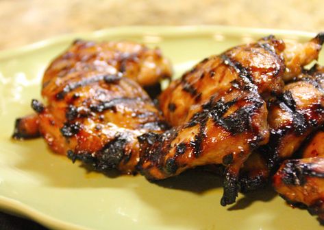 Chamorro Recipes, Barbecue Chicken Recipe, Spicy Grilled Chicken, Sriracha Chicken, Grilled Chicken Thighs, Balsamic Chicken, Bbq Sauce Recipe, Island Food, Hawaiian Food