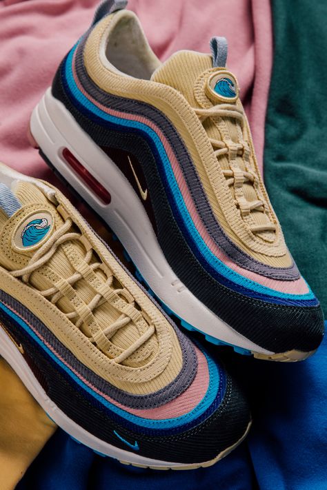 Nike Air Max 1/97 VF "Sean Wotherspoon" Nike 97, Sneakers Wallpaper, Sean Wotherspoon, Shoes Wallpaper, Sneaker Nike, Nike Air Shoes, Best Shoes For Men, Best Shoes, Sneaker Stores