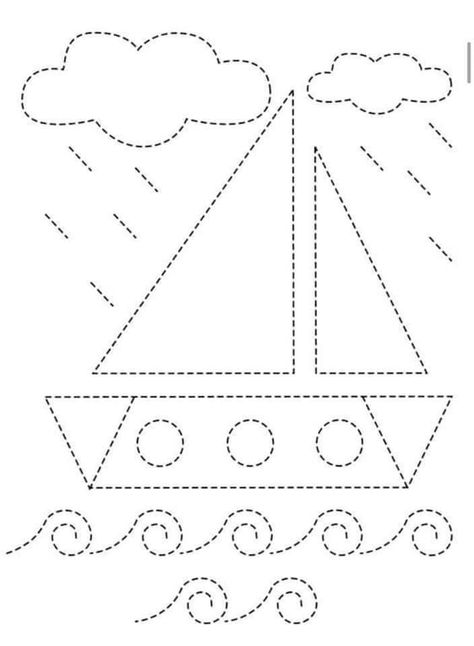 Shapes Tracing Worksheets Preschool, Fun Worksheets For Kids, Preschool Tracing, Pre Writing Activities, Tracing Worksheets Preschool, Kids Worksheets Preschool, Free Preschool Worksheets, Preschool Activities Toddler, Baby Learning Activities