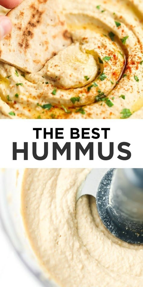 Lebanese Hummus Recipe, The Best Hummus, Best Hummus Recipe, Best Hummus, Easy Hummus Recipe, Hummus Recipe Homemade, Easy Hummus, Make Hummus, Food Appetizers