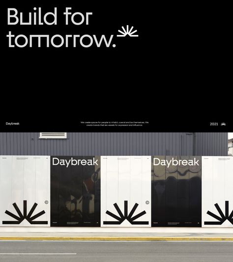 Daybreak Brand Identity on Behance Modern Corporate Branding, Consulting Brand Identity, Minimal Branding Design Visual Identity, Bold Brand Identity, Fintech Branding, Real Estate Brand Identity, Consultancy Branding, Minimal Brand Identity, Brand Consultant