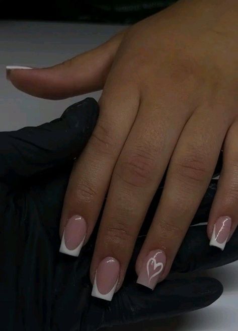 Nokti Za Zimu, Crveni Nokti, French Nails, Beautiful Nails, Acrylic Nails, Manicure, Collage, Nails, Pins