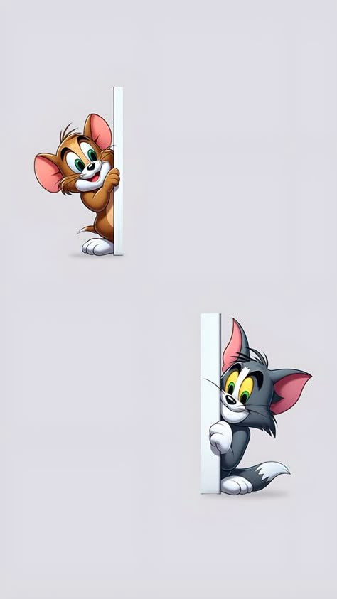 Add a touch of classic fun to your screen with our Tom and Jerry Phone Wallpaper collection! Enjoy delightful designs featuring the beloved cat-and-mouse duo, capturing their timeless antics and playful rivalry. Choose from a variety of wallpapers that bring the nostalgic charm and humor of Tom and Jerry to your phone. Let your screen reflect the joy and laughter of these iconic characters! 🐱🐭📱 #jerry #cat #1 #iphone #phone #wallpaper #mouse #cartoon #lockscreen Tom And Jerry Wallpapers Iphone Hd, Tom Jerry Wallpaper Iphone, Tom And Jerry Wallpapers Hd Wallpaper Cute, Tom And Jerry Wallpaper Iphone Phone Wallpapers, Classic Wallpapers For Phone, Tom And Jerry Cute Wallpapers, Cartoon Art Wallpaper Iphone, Best Cartoon Wallpaper Hd, Tom Jerry Dp