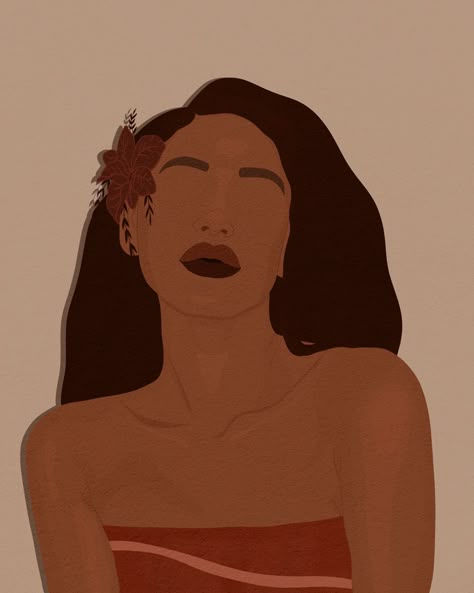 A #dtiyschallenge celebrating #polynesian culture. @_kiwonderland on instagram for all your #blackgirlmagic and #diversity needs. Polynesian Woman Art, Samoan Aesthetic, Samoa Aesthetic, Polynesian Hair, Polynesian Aesthetic, Polynesian Goddess, Pasifika Art, Earth Woman, Samoan Women