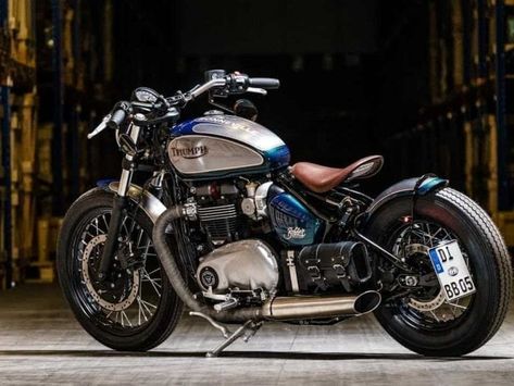 Triumph Bobber Custom, Triumph Bonneville Custom, Triumph Bonneville Bobber, Moto Bobber, Scrambler Cafe Racer, Bonneville Bobber, Motos Bobber, Triumph Moto, Moto Triumph